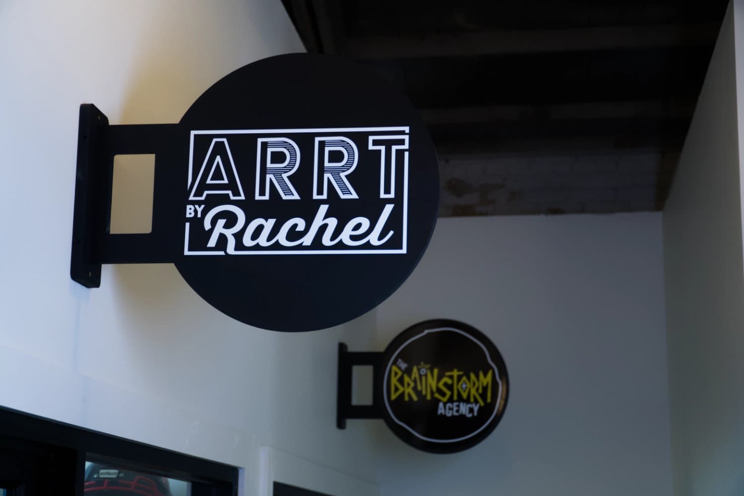 ARRT by Rachel and Brainstorm Agency tenant signs