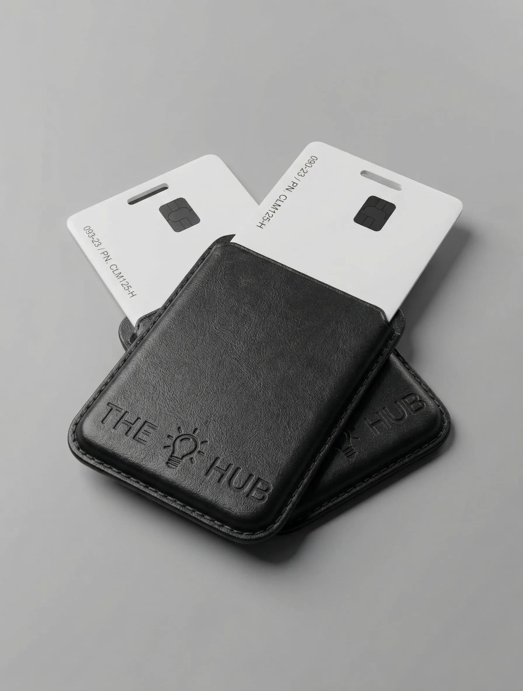 The Hub branded membership card and holder